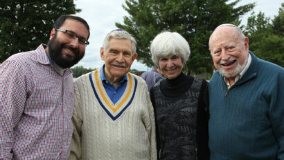 From left: Jacob Cytryn, Arthur Elstein, Judy and Lee Shulman