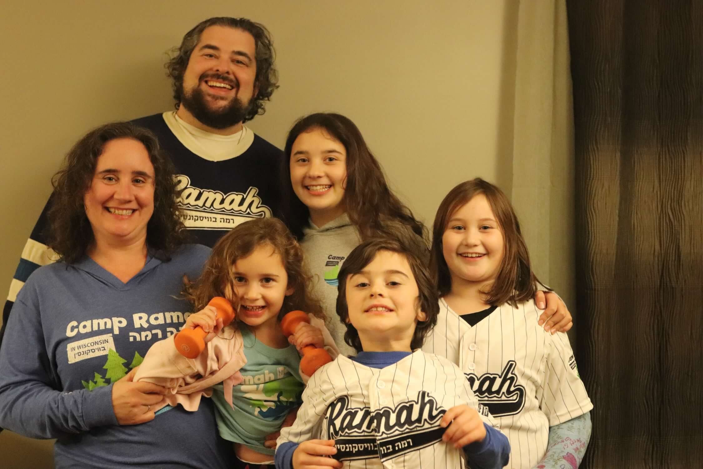 Scott and Family, Ramah T-Shirt Day 2017
