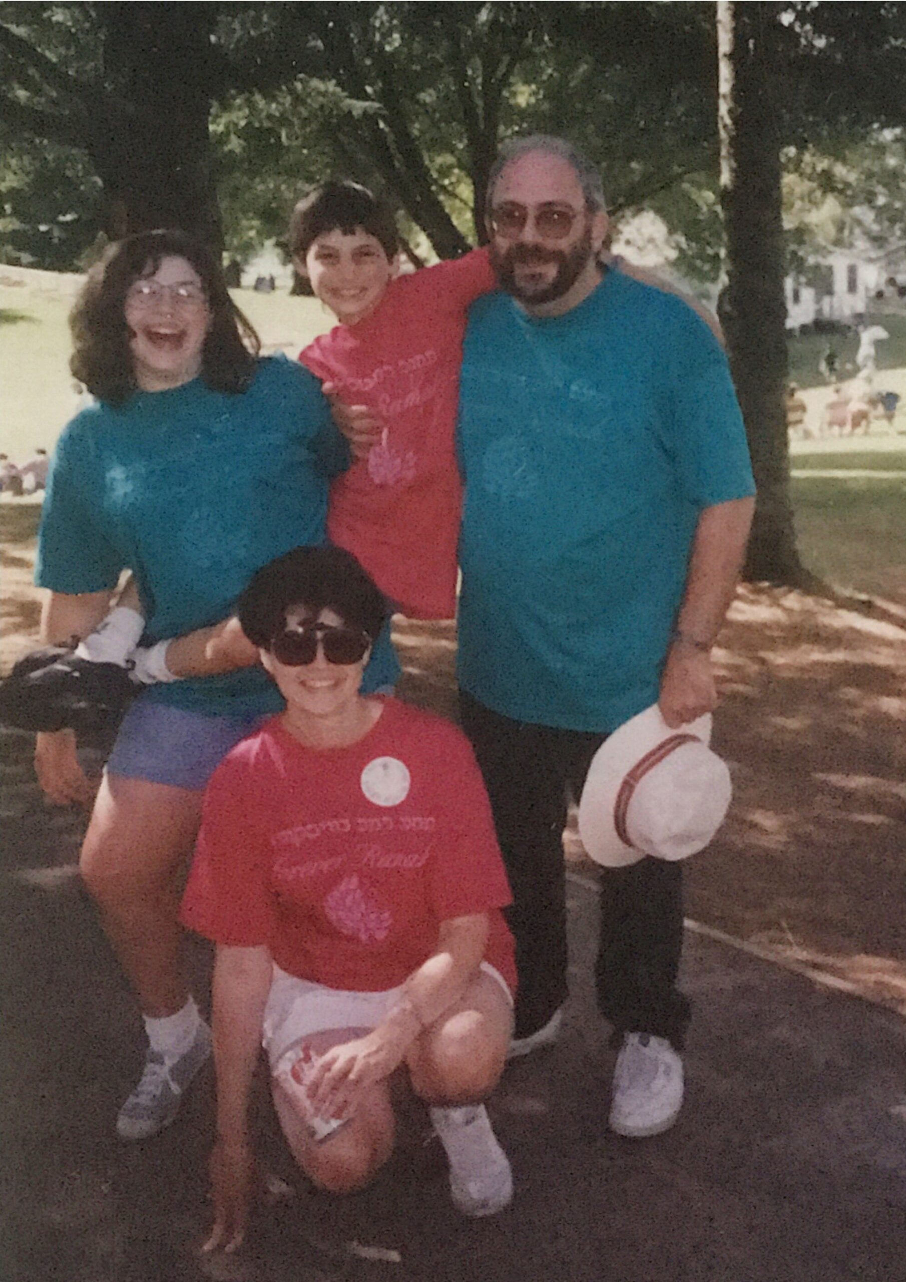 The Drazen Family at camp in 1994.
