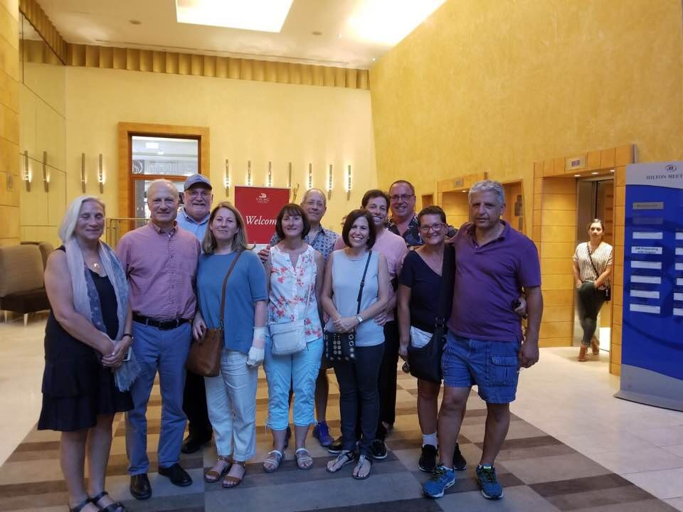 Tom Price in Budapest in 2017 on a “reunion tour” with former campers who participated in the original trips he led in the early 1970s.